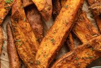 Crispy Air Fryer Sweet Potato Wedges Recipe