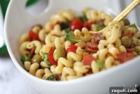 Creamy Italian Pasta Salad with Tangy Herb Vinaigrette