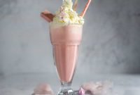 Creamy Strawberry Ice Cream Milkshake with a Secret Twist