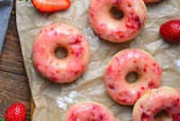 Strawberry-Glazed Baked Donuts: Light, Fruity Recipe