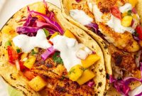 Crispy Tilapia Fish Tacos with Zesty Lime Slaw