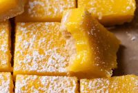 Tangy Lemon Bars with Buttery Shortbread Crust