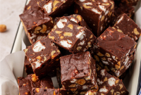 Microwave Rocky Road Fudge Recipe — Quick No-Bake Candy