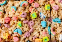 Lucky Charms Rice Krispie Treats Recipe — Colorful Marshmallow Squares
