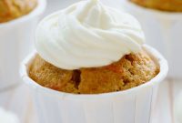 Brown Sugar Cream Cheese Frosted Carrot Cupcakes
