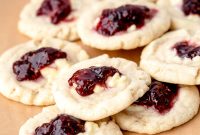 Soft Gluten-Free Raspberry Thumbprint Cookies