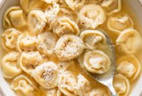 Tortellini in Rich Bone Broth Recipe: Comforting Italian Soup