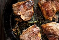 Cognac Butter Lamb Loin Chops Recipe for Elegant Dinner
