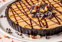 Chocolate Peanut Butter Pie with Cookie Crust (Gluten- & Dairy-Free)