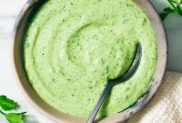 3-Minute Cilantro Yogurt Sauce Recipe for Tacos & Grills