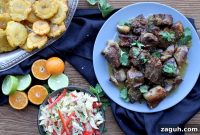 Crispy Mojo Pork in the Instant Pot with Spicy Slaw