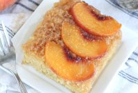 Peach Upside-Down Sheet Cake Recipe for Summer Gatherings