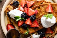 Sourdough French Toast Recipe with Crispy Edges and Custardy Center