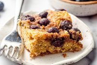 Moist Blueberry Sour Cream Coffee Cake Recipe