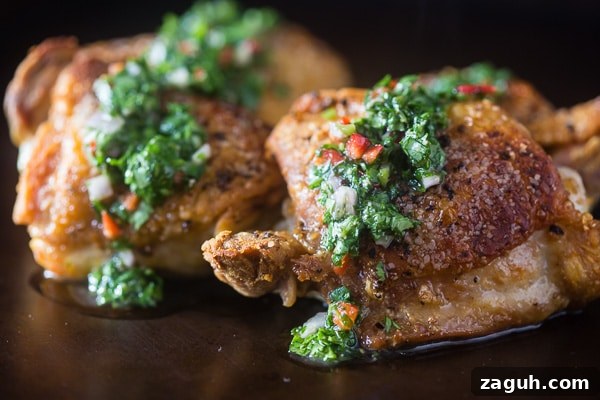 This chimichurri crispy chicken is the perfect weeknight dinner. This chimichurri crispy chicken is the perfect weeknight dinner.