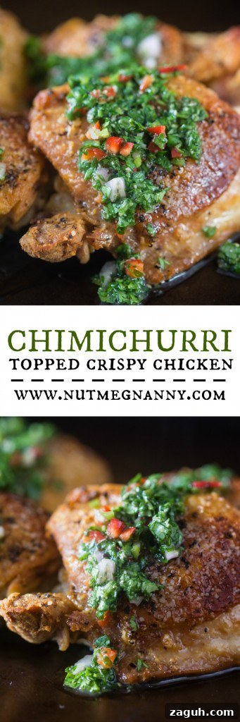 This chimichurri crispy chicken is the perfect weeknight dinner. Ready in just about 30 minutes and PACKED full of flavor. You'll love this dish! This chimichurri crispy chicken is the perfect weeknight dinner. Ready in just about 30 minutes and PACKED full of flavor. You'll love this dish!