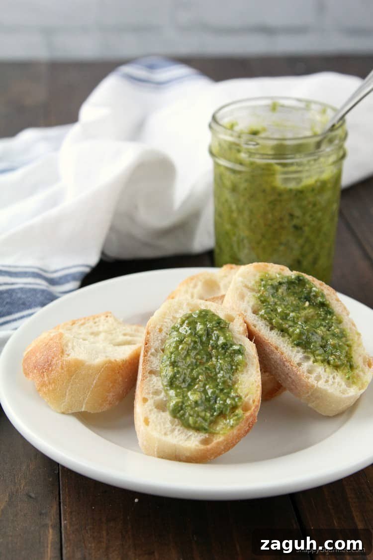Spinach and Basil Pesto Recipe: Bright, Fresh Sauce for Pasta 6 Spinach Basil Pesto Recipe - simple from scratch pesto