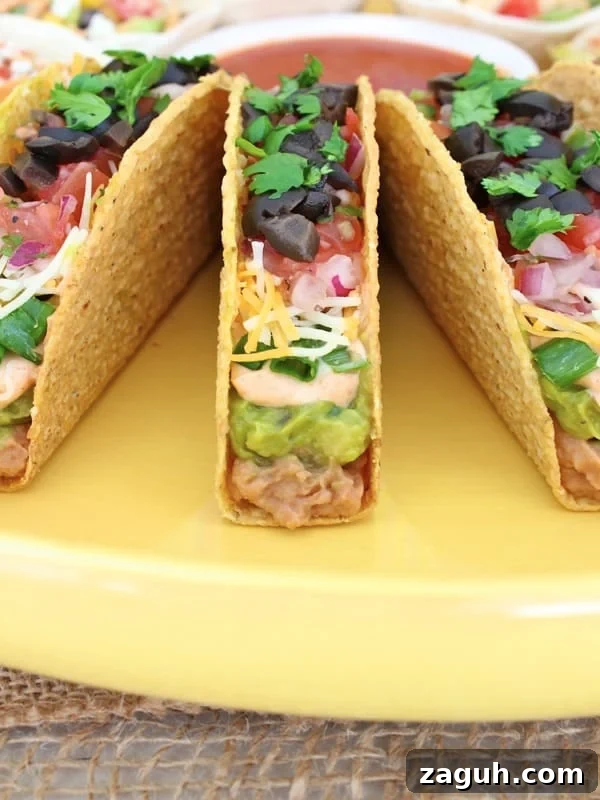 Authentic Mexican Fiesta Recipes for Your Party Menu 26 7-Layer Tacos