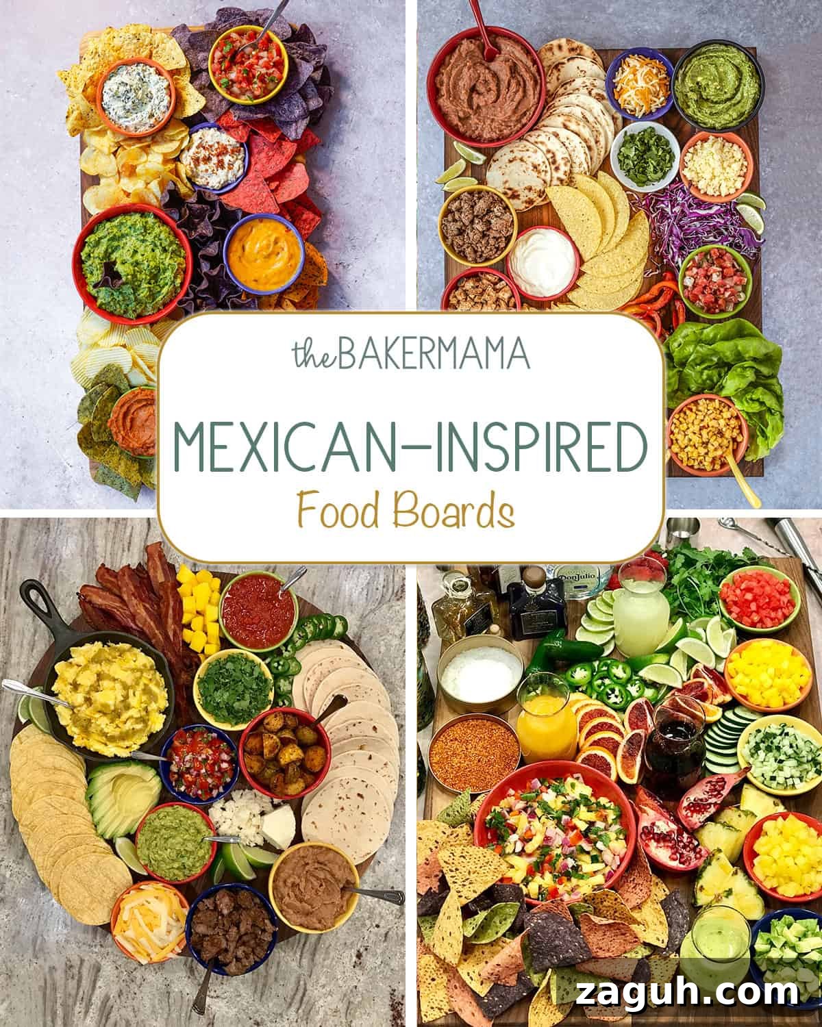Authentic Mexican Fiesta Recipes for Your Party Menu 37 Mexican Inspired food boards.