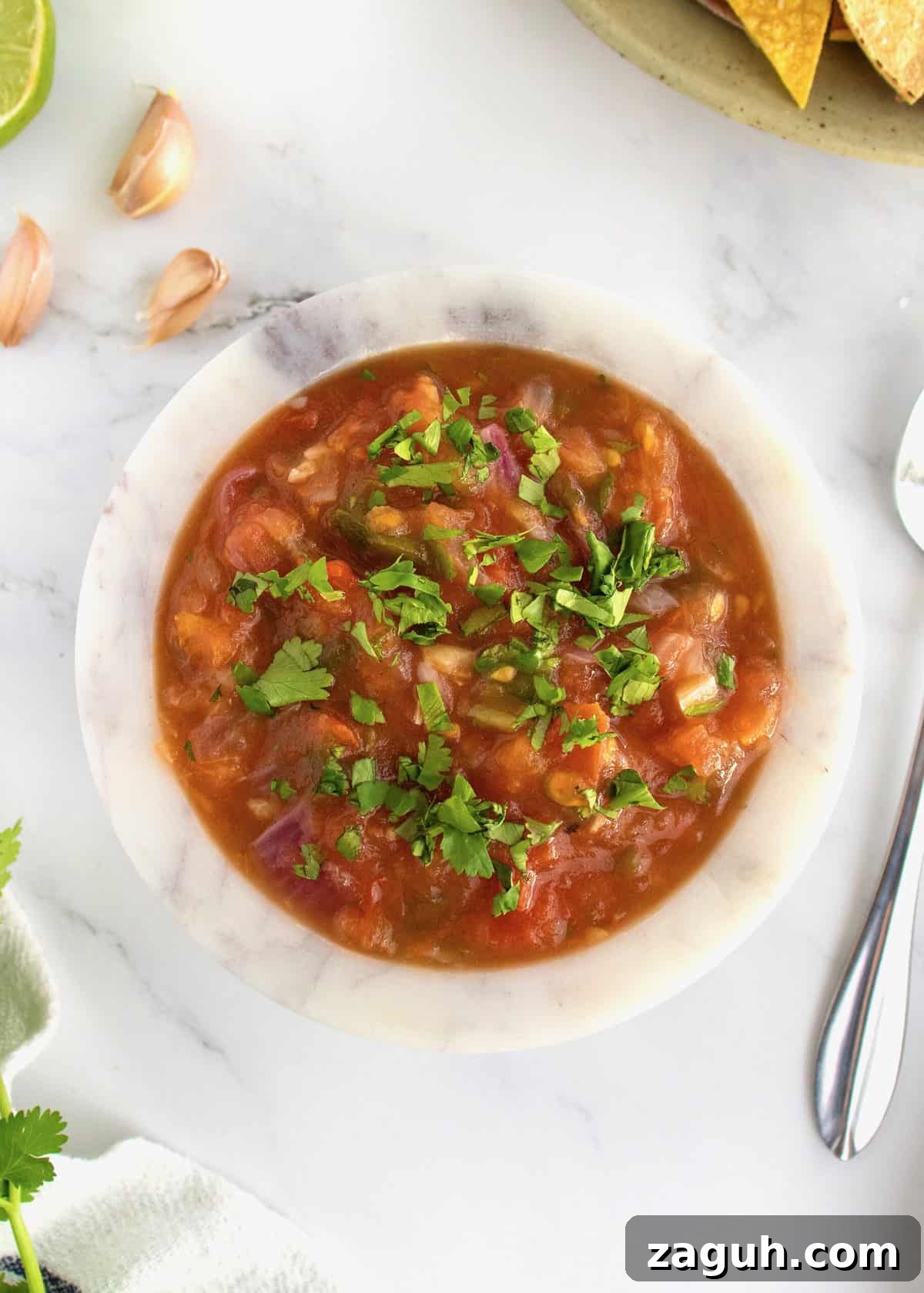 Authentic Mexican Fiesta Recipes for Your Party Menu 7 Roasted Tomato Salsa by The BakerMama