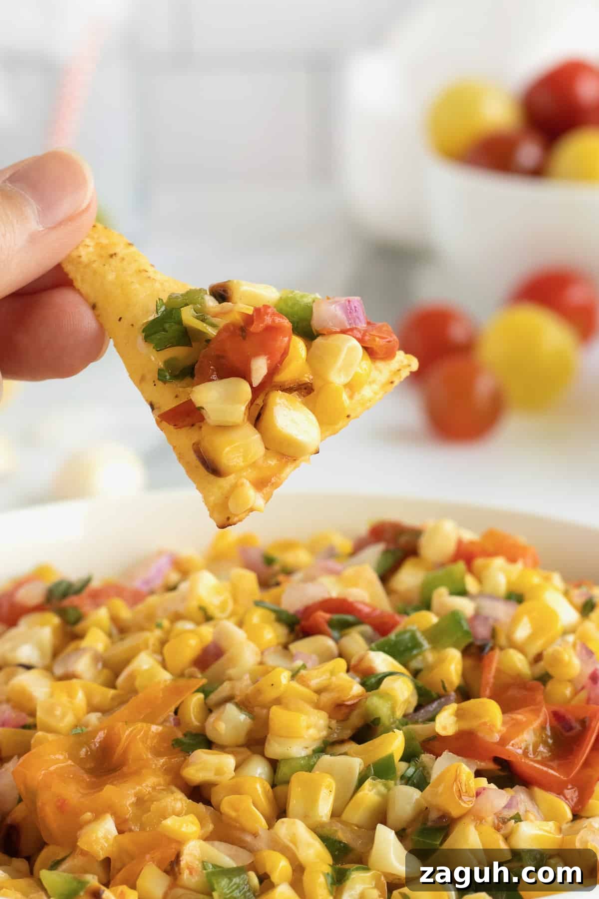 Authentic Mexican Fiesta Recipes for Your Party Menu 8 Grilled Corn Salsa by The BakerMama