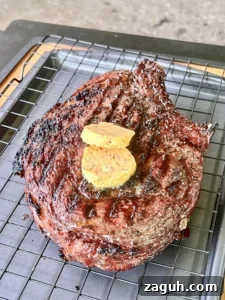 Garlic Parmesan Ribeye Steaks with Crispy Roasted Garlic Crust 2 garlic parmesan