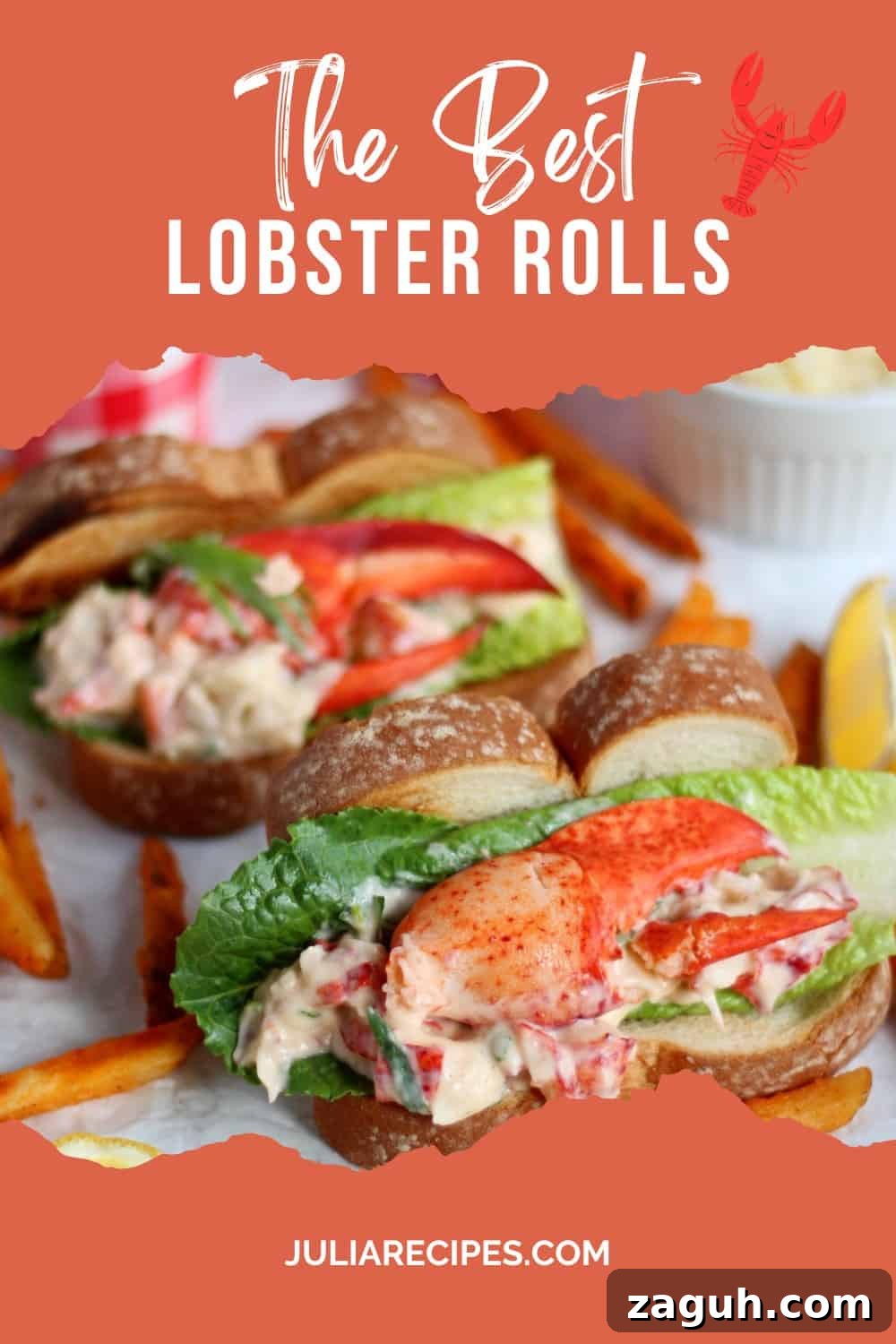 Classic New England Lobster Rolls: Authentic Recipe & Tips 9 pin it for later image for lobster buns