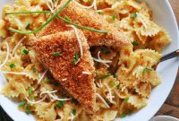 Cajun Alfredo Pasta with Crispy Tofu (Vegan)