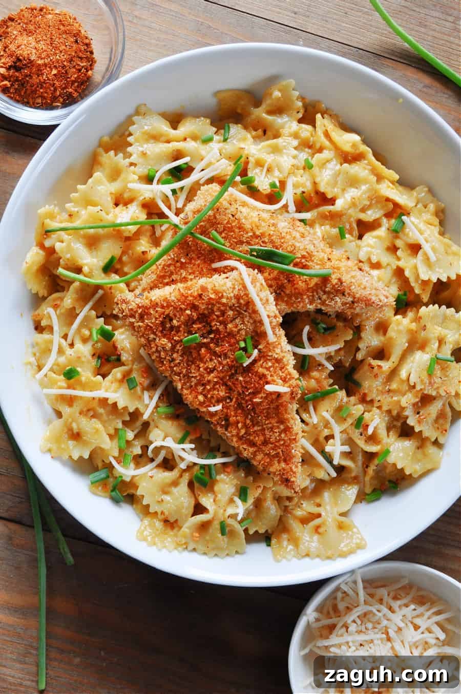 Cajun Alfredo Pasta with Crispy Tofu (Vegan) 5 img 11061 5