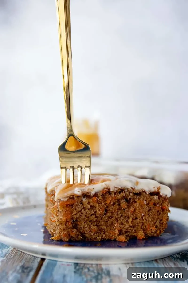Salted Caramel Carrot Spice Cake with Creamy Frosting 8 the best simple carrot cake recipe
