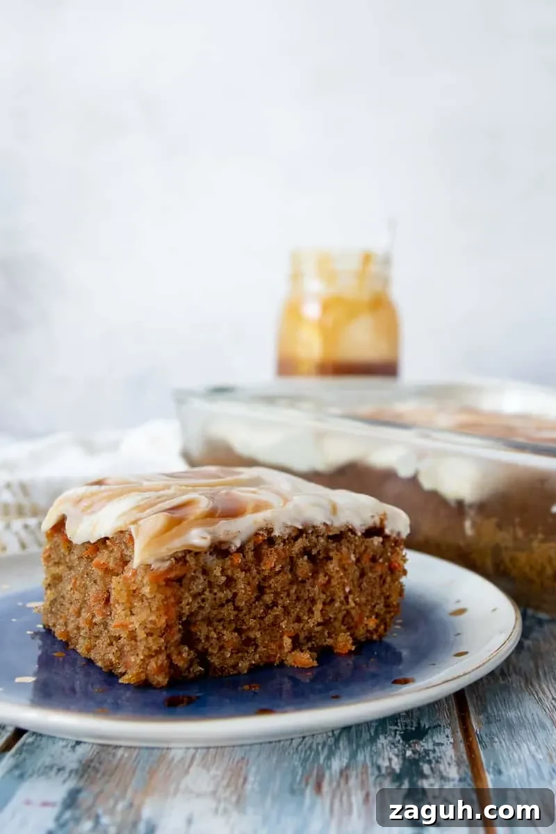 Salted Caramel Carrot Spice Cake with Creamy Frosting 5 nut free carrot cake recipe