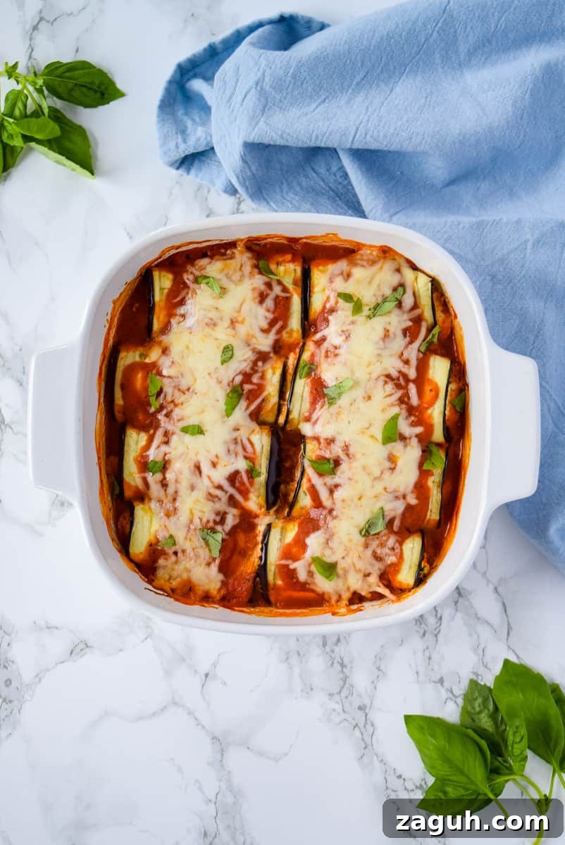 Spinach-Stuffed Eggplant Rollatini Recipe 2 Eggplant Rollatini