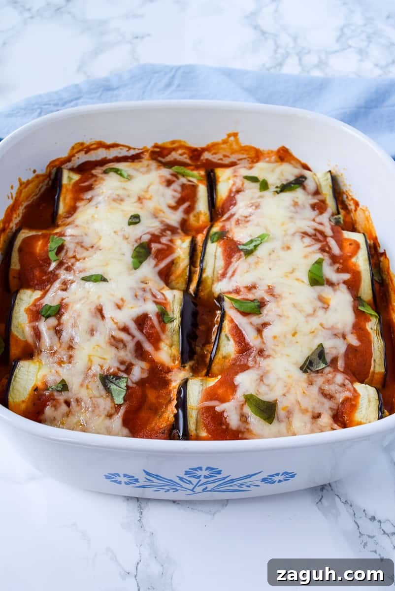 Spinach-Stuffed Eggplant Rollatini Recipe 4 Eggplant Rollatini