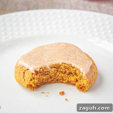 Iced Ginger Molasses Cookies Recipe for Soft, Chewy Cookies 9 bite into a ginger molasses cookie