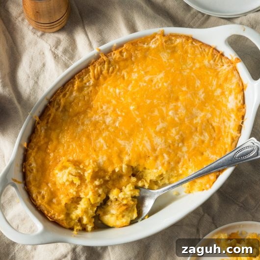 Creamy Two-Cheese Corn Pudding Recipe for Cozy Dinners 3 Two Cheese Corn Pudding