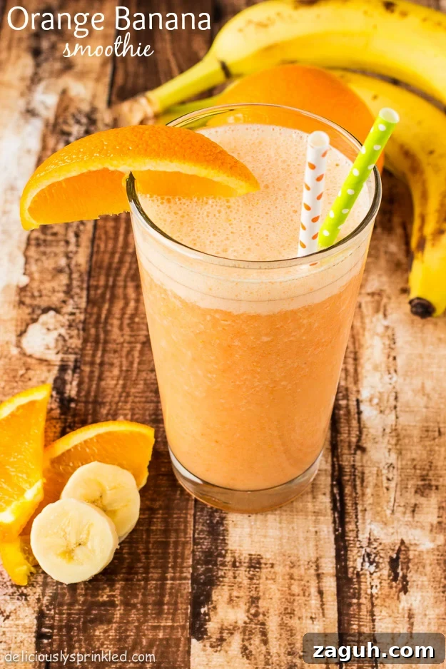 Orange Banana Smoothie by Deliciously Sprinkled Orange Banana Smoothie by Deliciously Sprinkled.jpg