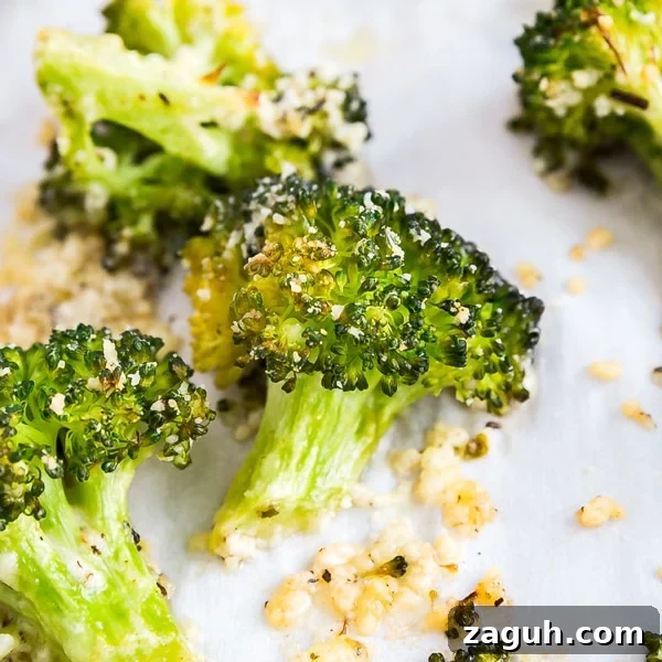 Garlic Parmesan Roasted Broccoli