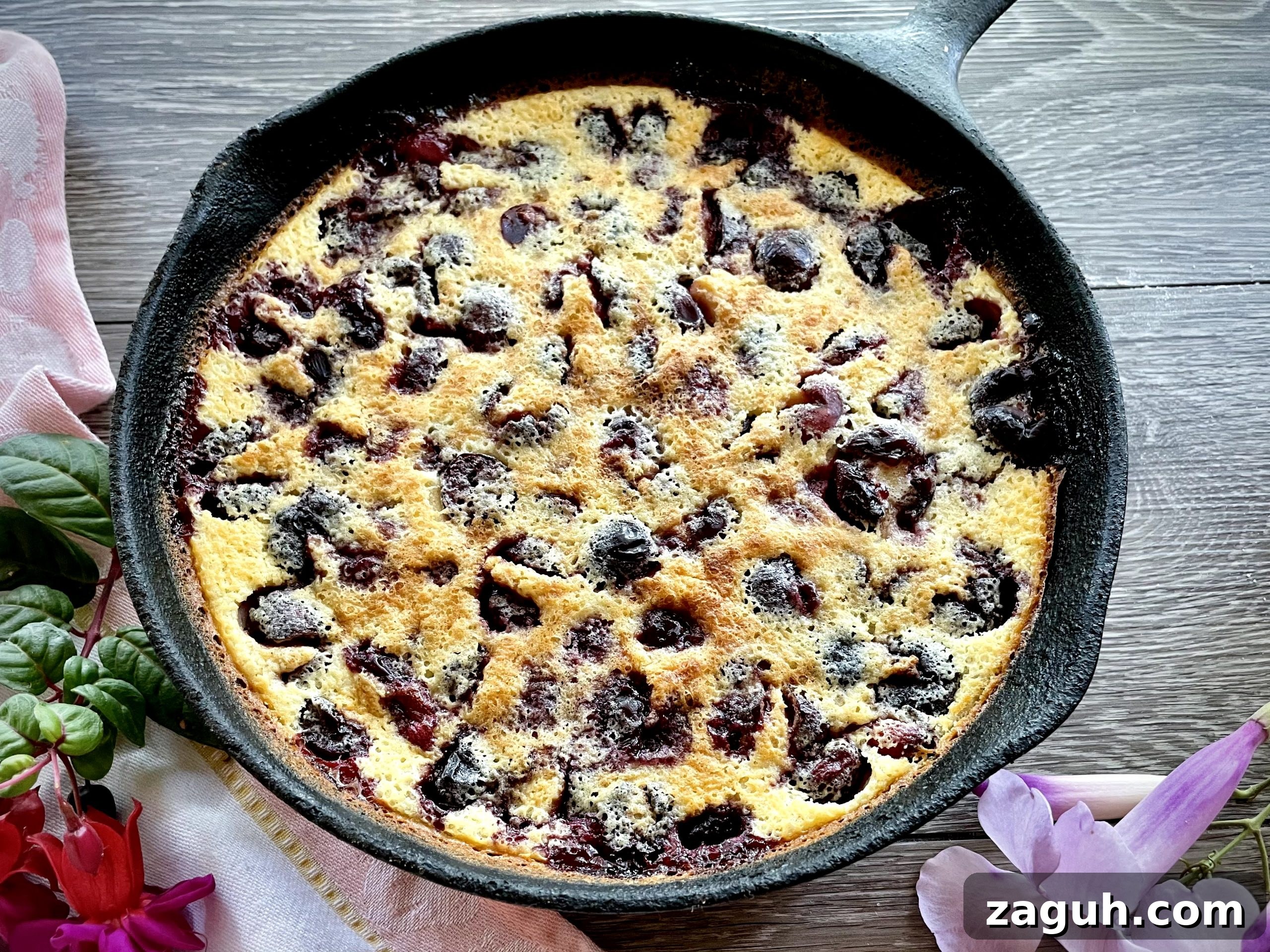 Clafoutis fresh from the oven img 13189 5