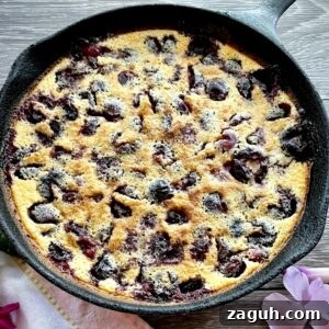 Cherry clafoutis
