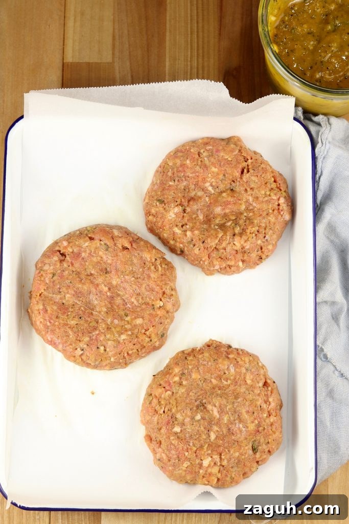 Mustard BBQ Burger Patties
