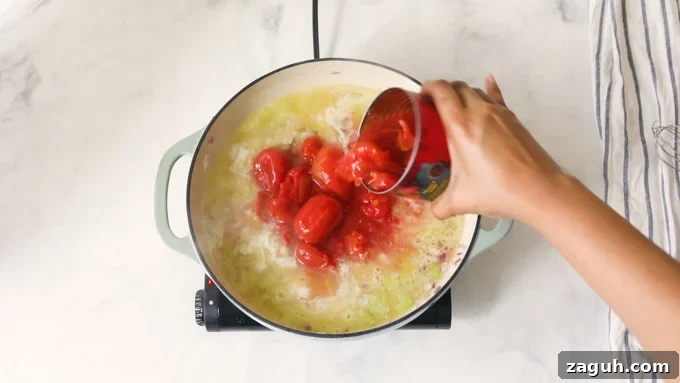 Creamy Tomato Bisque Recipe: Smooth, Rich, and Quick to Make 8 Canned tomatoes in a pot
