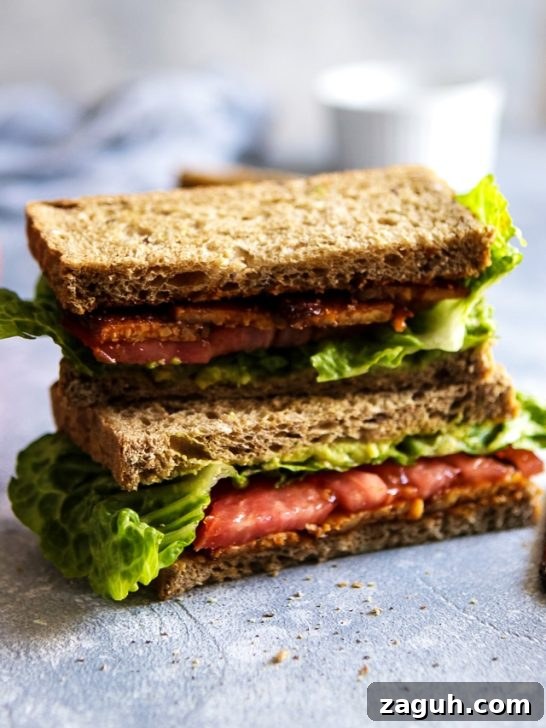 21 Cozy Vegan Comfort Recipes for Every Craving 23 Vegan BLT Tempeh Sandwich