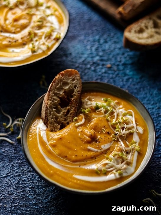 21 Cozy Vegan Comfort Recipes for Every Craving 5 Creamy Sweet Potato Lentil Soup