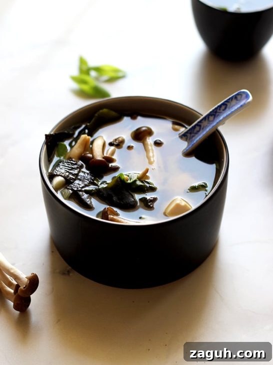 21 Cozy Vegan Comfort Recipes for Every Craving 8 Easy Miso Soup (Japanese Clear Soup)