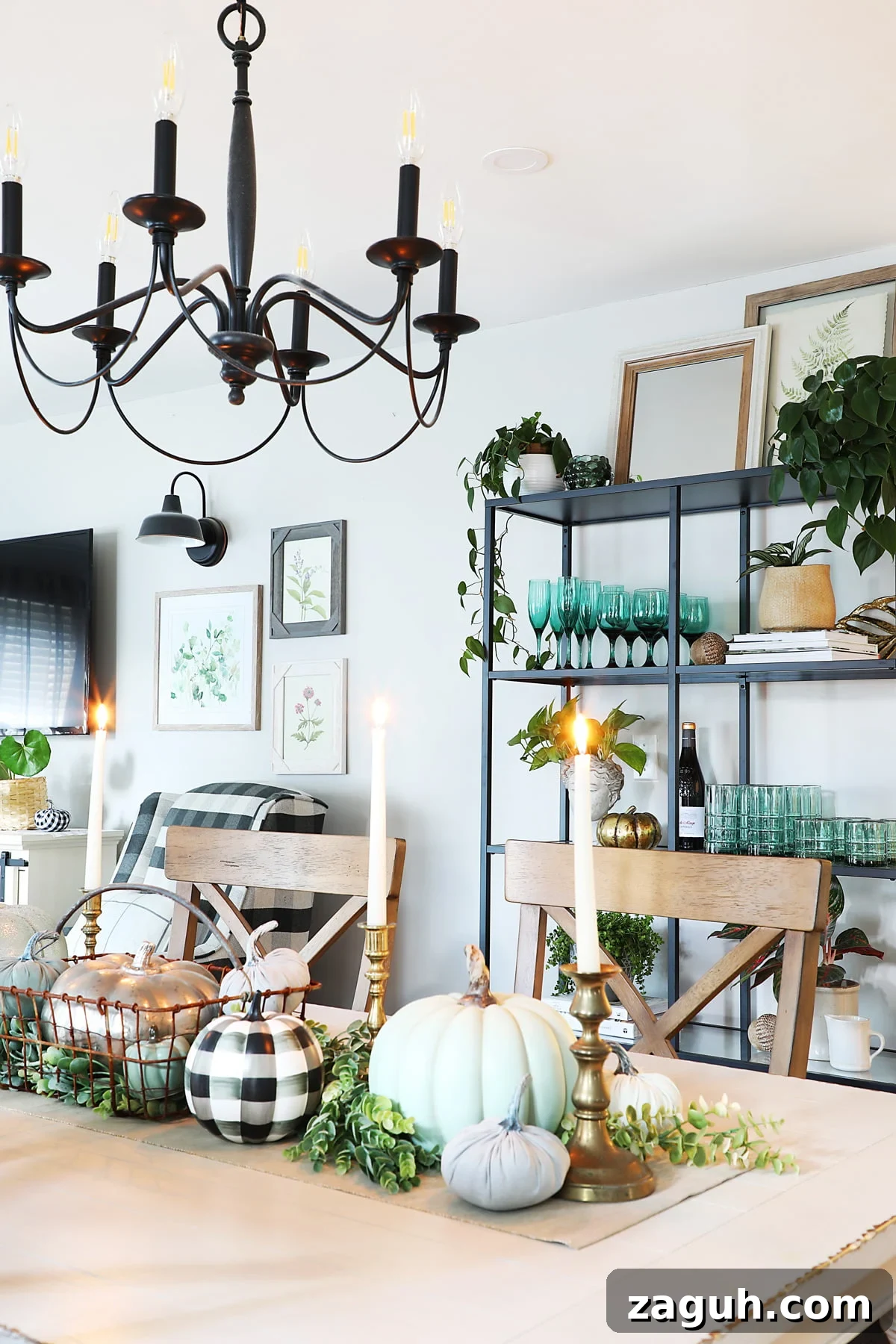 Teal Autumn Decor Ideas to Refresh Your Home This Season 2 Teal Fall Decor