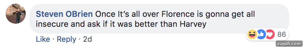 Comments on This Hurricane Florence Map Are Hilarious 8 Funny comment screenshot 2