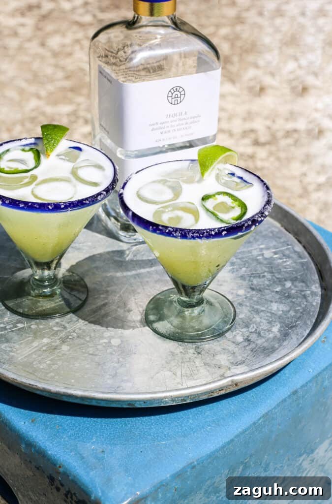 Spicy Skinny Margarita