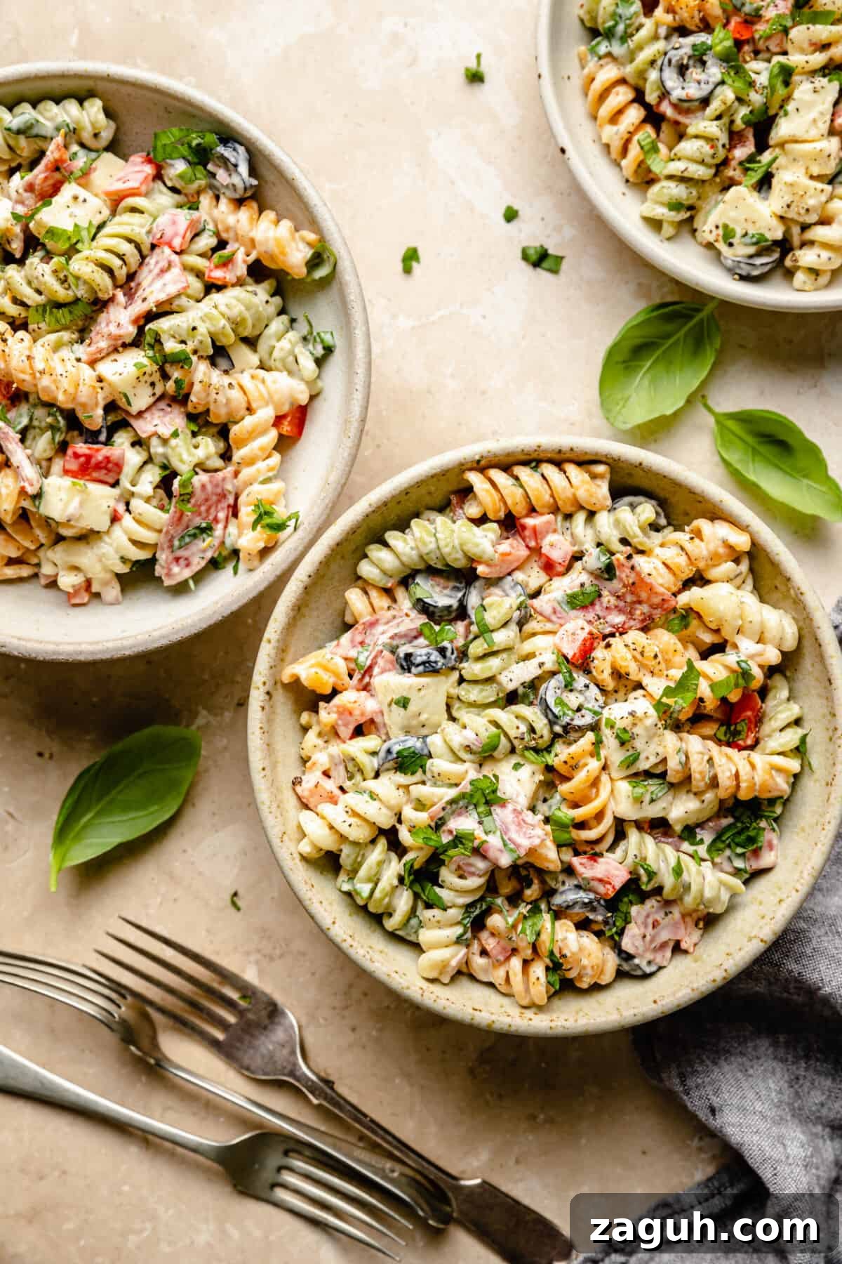 Creamy Italian Pasta Salad
