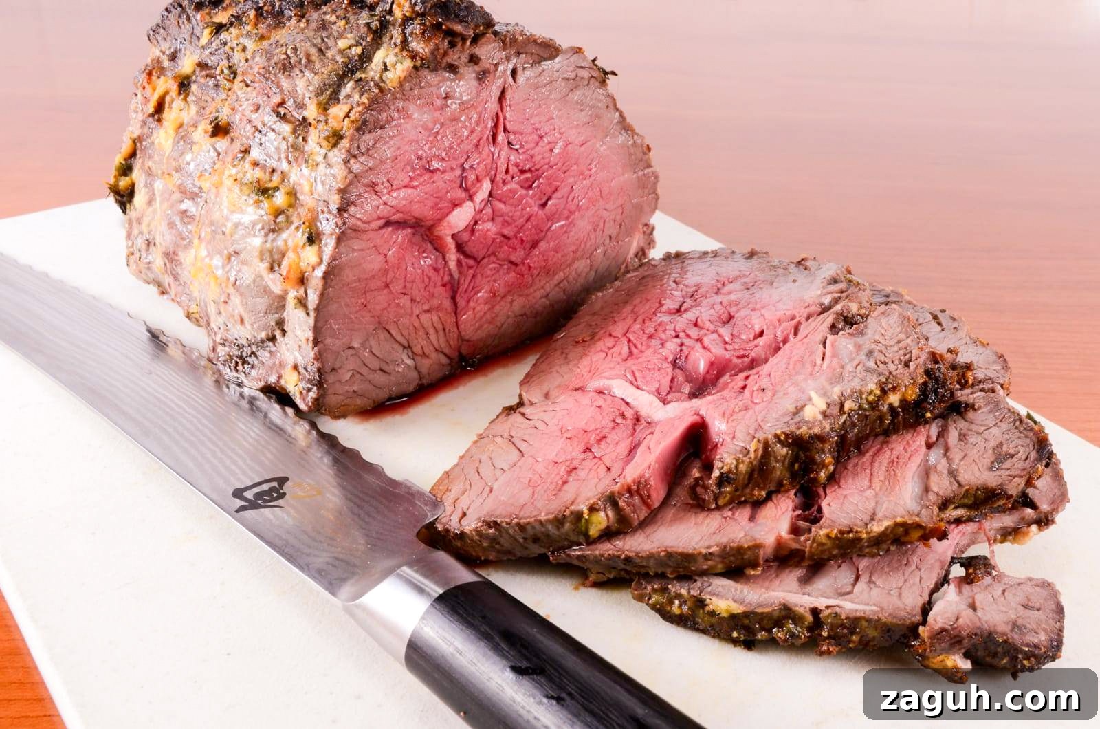 Slow-Roasted Roast Beef with Mustard, Garlic, and Thyme Slow-Roasted Roast Beef with Mustard, Garlic, and Thyme