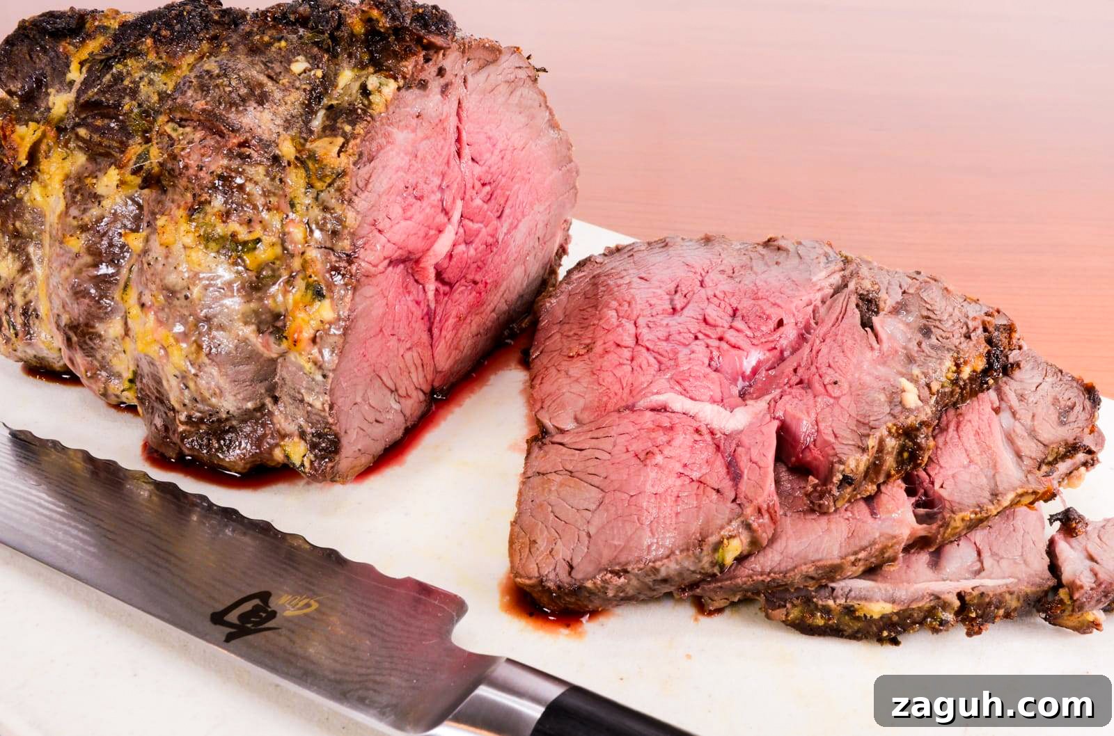 Slow-Roasted Roast Beef with Mustard, Garlic, and Thyme Slow-Roasted Roast Beef with Mustard, Garlic, and Thyme